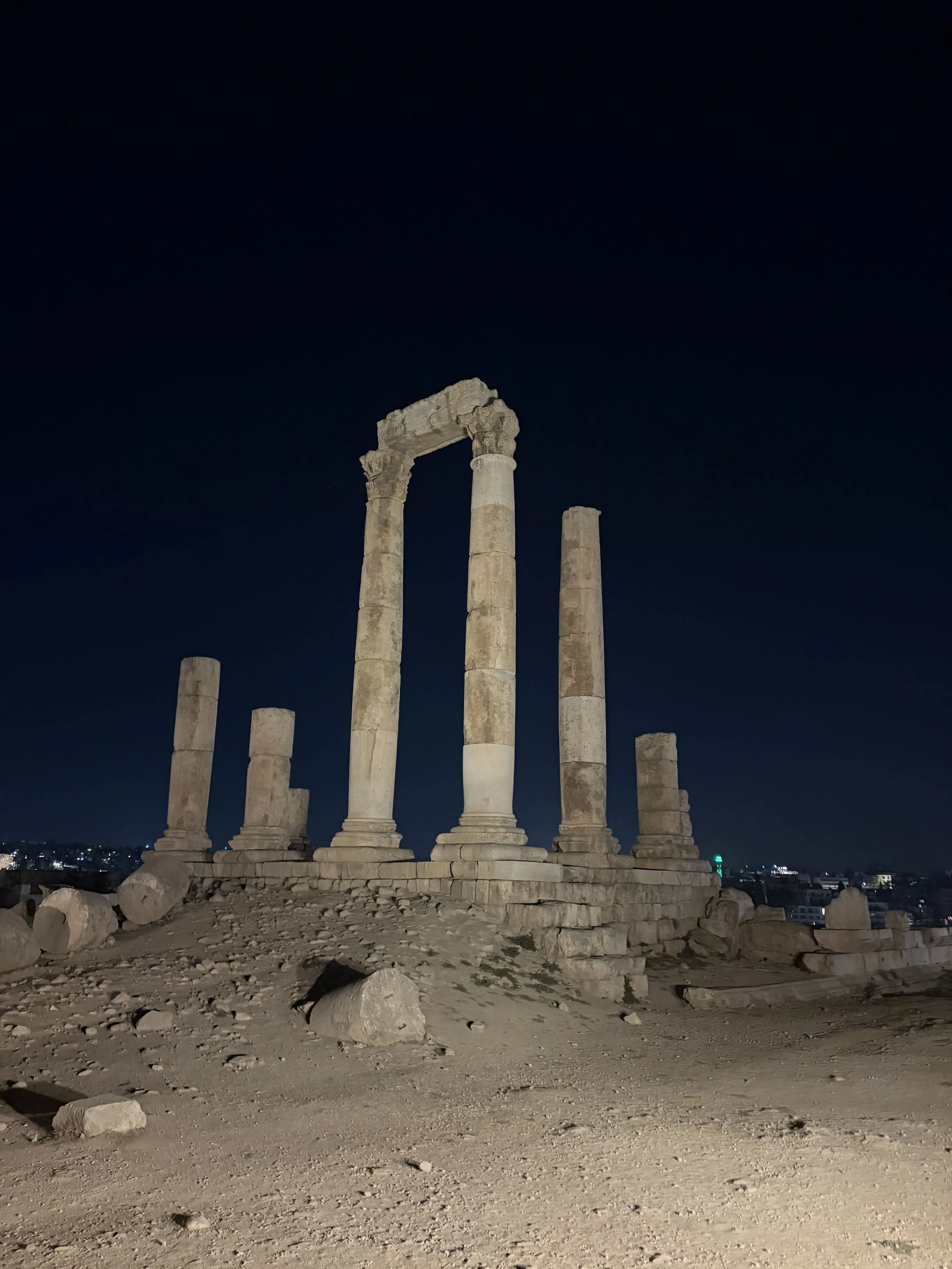 Amman Citadel, Jordan, photographed by Nikhil D'Mello