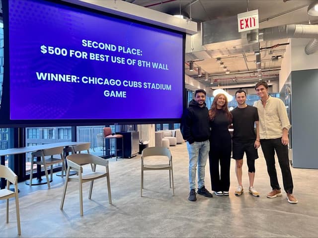 Nikhil D'Mello presenting Cubs ARcade